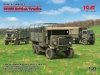 ICM DS3511 WWII British Trucks (Model W.O.T. 6, Model W.O.T. 8, Leyland Retriever General Service)